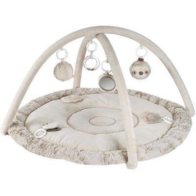 Fehn 042177 Baby Spielmatte - Plüsch, Samtvelours Grau Fehn 042177 Baby Spielmatte - Plüsch, Samtvelours Grau