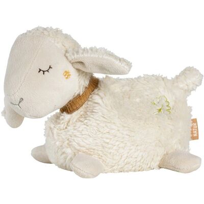 Fehn 046144 - Mouton en Coton Bio pour Bébé - Peluche avec Pack Chaleur/Froid Amovible - 17cm Fehn 046144 - Mouton en Coton Bio pour Bébé - Peluche avec Pack Chaleur/Froid Amovible - 17cm