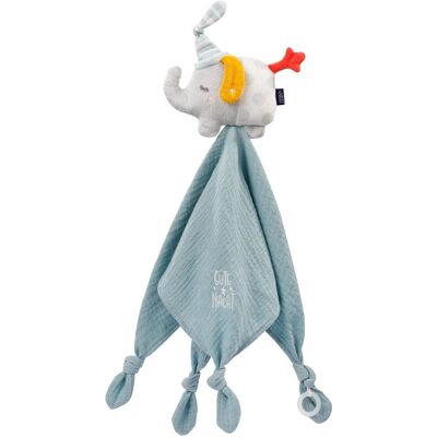 Fehn Baby Sicherheitsdecke und Kuschelelefant - Einschlafhilfe Fehn Baby Sicherheitsdecke und Kuschelelefant - Einschlafhilfe