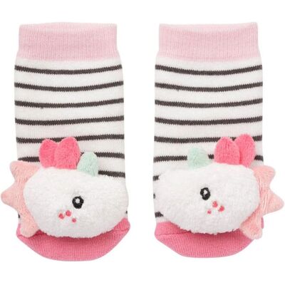 Fehn Chaussettes bébé - Licorne, 0-12 mois - Baby Socks Fehn Chaussettes bébé - Licorne, 0-12 mois - Baby Socks