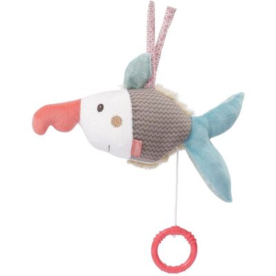 FEHN Sammy Fisch Maskottchen mit Spieluhr - Plüschtier mit Musik FEHN Sammy Fisch Maskottchen mit Spieluhr - Plüschtier mit Musik