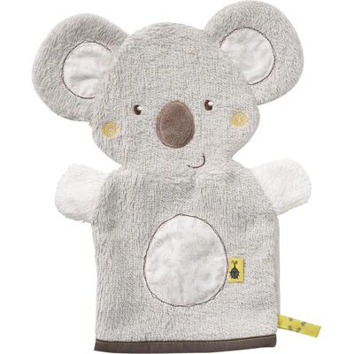 Pano de banho para bebê Koala cinza da Fehn - Toalha de banho Pano de banho para bebê Koala cinza da Fehn - Toalha de banho