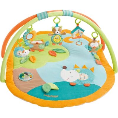 Fehn Baby Gym - Multicolour Play Mat with Crib Arch Fehn Baby Gym - Multicolour Play Mat with Crib Arch