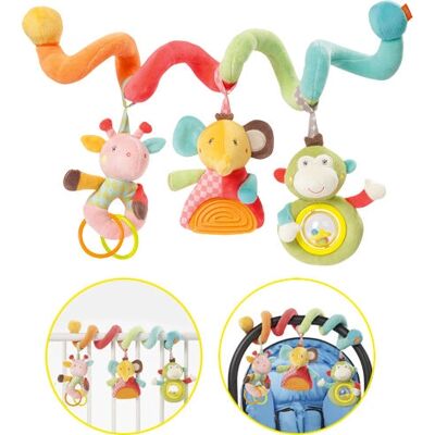 Fehn Espiral de Atividades Safari - Brinquedo para bebê Fehn Espiral de Atividades Safari - Brinquedo para bebê
