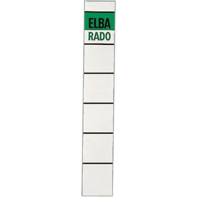 Elba Rado Etikett 34x190mm Grün-Weiß 10 Stück Elba Rado Etikett 34x190mm Grün-Weiß 10 Stück