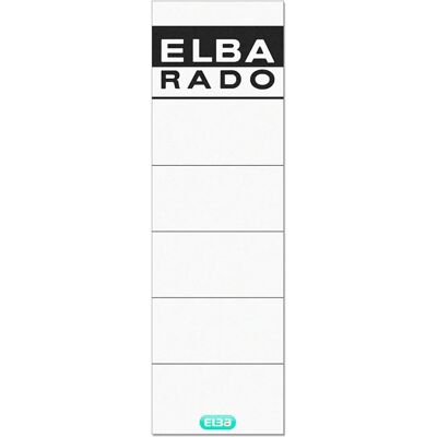 Elba 59x190mm Etikett für Ordner Weiß/Grau - Ordnerart Elba 59x190mm Etikett für Ordner Weiß/Grau - Ordnerart