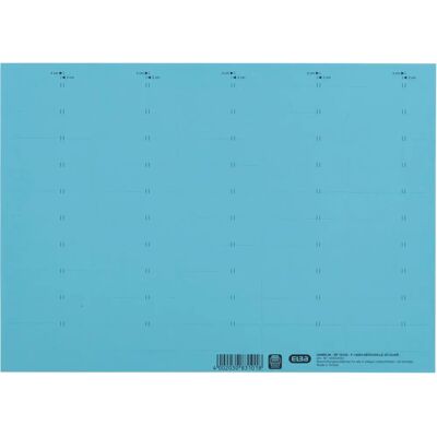 Elba Modell 100552045 Blau Beschriftungsschild - Etikett Elba Modell 100552045 Blau Beschriftungsschild - Etikett