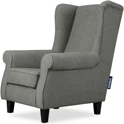 KONSIMO Miles Grau Ohrensessel KONSIMO Miles Grau Ohrensessel