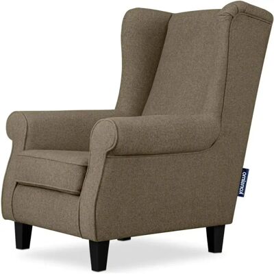 KONSIMO Miles brauner Ohrensessel - Sessel KONSIMO Miles brauner Ohrensessel - Sessel