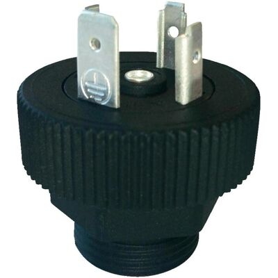 Connettore valvola Hirschmann - 3P+E - IP65 - 400V - Nero Connettore valvola Hirschmann - 3P+E - IP65 - 400V - Nero