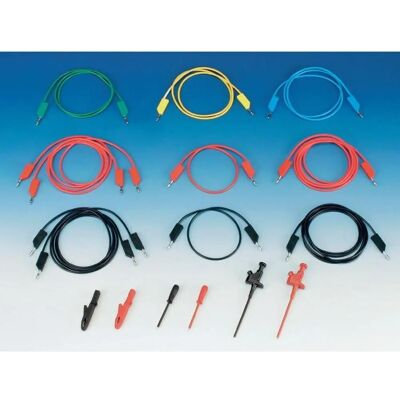 SKS Hirschmann 935980410 Measurement Lead Set - Assorted PVC Cords SKS Hirschmann 935980410 Measurement Lead Set - Assorted PVC Cords