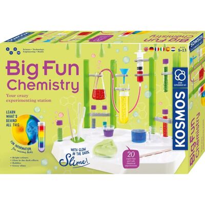 Kosmos Grande Divertissement Chimie - Kit d'expériences multicolores Kosmos Grande Divertissement Chimie - Kit d'expériences multicolores