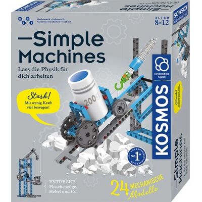 KOSMOS Simple Machines - 24 Modèles Mécaniques - Kit de Physique Amusant KOSMOS Simple Machines - 24 Modèles Mécaniques - Kit de Physique Amusant