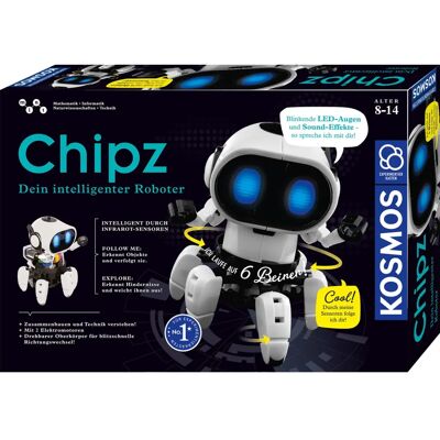 KOSMOS Chipz - Programmérbar underholdningsrobot - Sort, Flerfarvet - Model Chipz KOSMOS Chipz - Programmérbar underholdningsrobot - Sort, Flerfarvet - Model Chipz