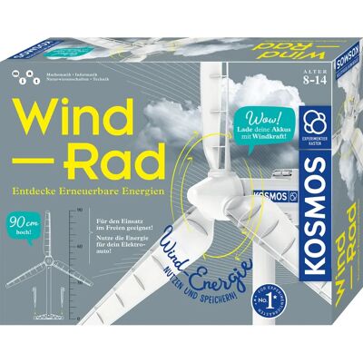 KOSMOS Wind-Rad, Experimentierkasten für erneuerbare Energien - 37.2x29.6x8.2 cm KOSMOS Wind-Rad, Experimentierkasten für erneuerbare Energien - 37.2x29.6x8.2 cm