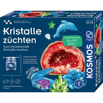Kit de Science de Croissance de Cristaux KOSMOS - Pour Enfants 10+ - Éducatif Kit de Science de Croissance de Cristaux KOSMOS - Pour Enfants 10+ - Éducatif