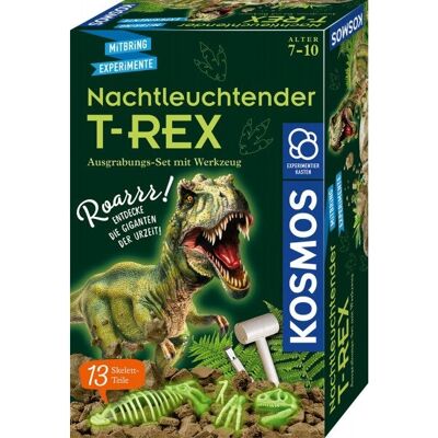 Kosmos T-REX - Set di scavo di dinosauri, scheletro luminescente - Kit educativo di dinosauri Kosmos T-REX - Set di scavo di dinosauri, scheletro luminescente - Kit educativo di dinosauri