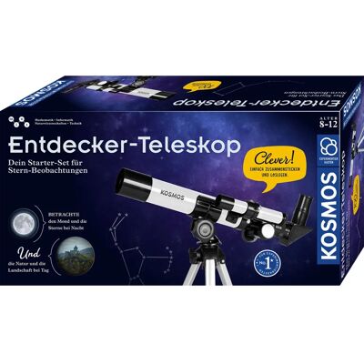 Jouet scientifique pour enfants KOSMOS - Télescope Découvreur, 20x/100x Jouet scientifique pour enfants KOSMOS - Télescope Découvreur, 20x/100x