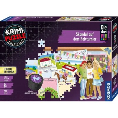 KOSMOS Puzzle Crime: Les trois !!! - Scandale au concours d'équitation - Jeu de société KOSMOS Puzzle Crime: Les trois !!! - Scandale au concours d'équitation - Jeu de société