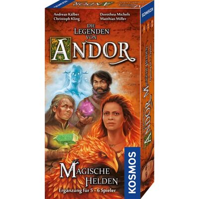 Kosmos Les Légendes d’Andor - Extension Héros Magiques - 5-6 Joueurs - À partir de 10 ans Kosmos Les Légendes d’Andor - Extension Héros Magiques - 5-6 Joueurs - À partir de 10 ans
