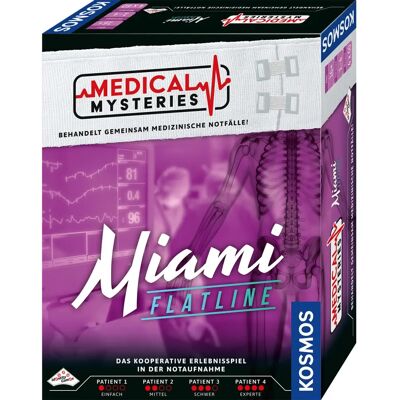 Kosmos Medicinske Mysterier - Miami Flatline Brætspil - Medicinsk Deduktion Kosmos Medicinske Mysterier - Miami Flatline Brætspil - Medicinsk Deduktion