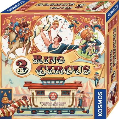 Kosmos 3 Ring Circus - Strategiespiel für 1-4 Spieler Kosmos 3 Ring Circus - Strategiespiel für 1-4 Spieler