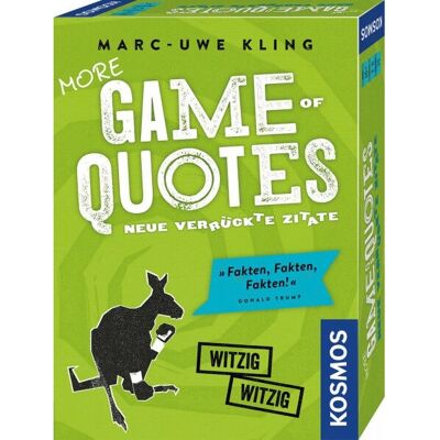 Kosmos Modell 693145 - Mehr Spiel der Zitate - Gesellschaftsspiel Kosmos Modell 693145 - Mehr Spiel der Zitate - Gesellschaftsspiel