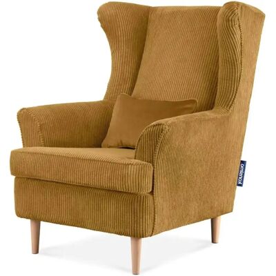 KONSIMO Stralis Gelb Ohrensessel - Einzelsessel KONSIMO Stralis Gelb Ohrensessel - Einzelsessel