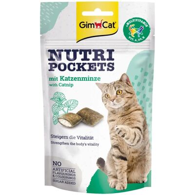 Gimcat Nutripockets Snack alla Erba Gatta - Supporto Immunitario Gimcat Nutripockets Snack alla Erba Gatta - Supporto Immunitario