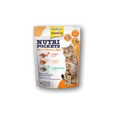 GimCat Nutri Pockets - Achat multiple : Malt Vitamin Mix, 150 g - Publicité GimCat Nutri Pockets - Achat multiple : Malt Vitamin Mix, 150 g - Publicité