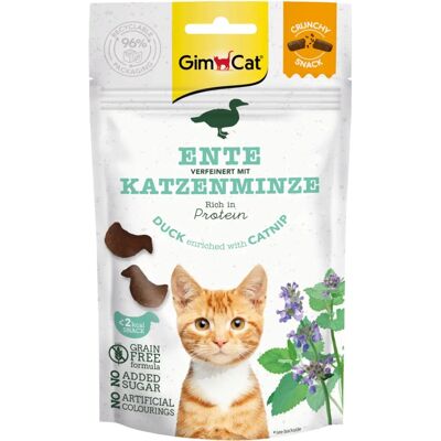GimCat - Crunchy Snacks - Duck - Catnip - Cat Treats GimCat - Crunchy Snacks - Duck - Catnip - Cat Treats