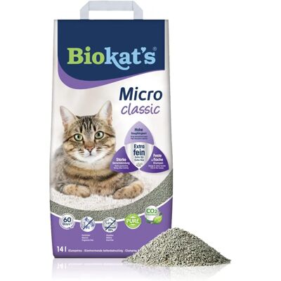 Biokat's Micro Classic Kattenbakvulling - Economypack: 2 x 14l Biokat's Micro Classic Kattenbakvulling - Economypack: 2 x 14l