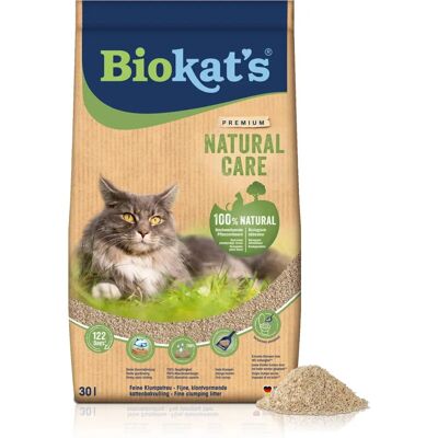 Biokat's Natural Care kattenbakvulling - 30 L Biokat's Natural Care kattenbakvulling - 30 L