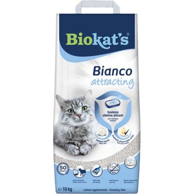 Lettiera per gatti Biokat's White Attracting - 10kg Lettiera per gatti Biokat's White Attracting - 10kg