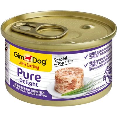 Gimdog Little Darling Kip Tonijn Hondenvoer - 12x85g Gimdog Little Darling Kip Tonijn Hondenvoer - 12x85g
