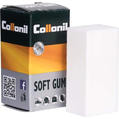 Collonil Soft Gum - Gomme de nettoyage pour cuir, chaussures & plus - Publicité Collonil Soft Gum - Gomme de nettoyage pour cuir, chaussures & plus - Publicité
