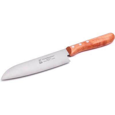 Robert Herder Carbon Santoku Messer - 16,5cm - Kirschenholzgriff - Küchenmesser Robert Herder Carbon Santoku Messer - 16,5cm - Kirschenholzgriff - Küchenmesser