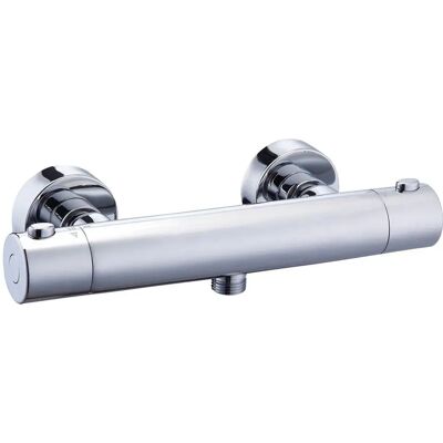 ADOB Thermostat Duscharmatur - Zwei-Griff, Wandmontage, Silber ADOB Thermostat Duscharmatur - Zwei-Griff, Wandmontage, Silber