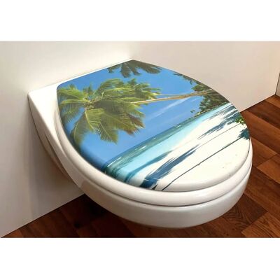 ADOB Koh Samui Bunt WC Sitz - Absenkautomatik & Abnehmbar ADOB Koh Samui Bunt WC Sitz - Absenkautomatik & Abnehmbar