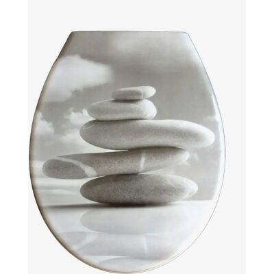 ADOB Stones WC-Sitz - Klassisches Design, Leicht zu Reinigen, Für Standard-WC ADOB Stones WC-Sitz - Klassisches Design, Leicht zu Reinigen, Für Standard-WC