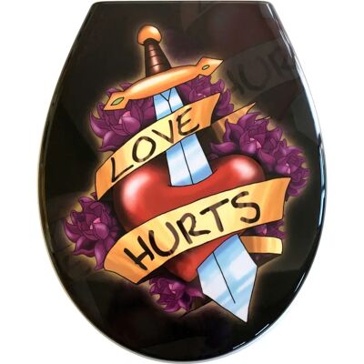 ADOB Love Hurts Bunt WC-Sitz - WC-Sitze mit Absenkautomatik ADOB Love Hurts Bunt WC-Sitz - WC-Sitze mit Absenkautomatik
