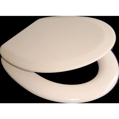 ADOB Premium beiger ovaler Kunststoff-WC-Sitz - WC-Sitz ADOB Premium beiger ovaler Kunststoff-WC-Sitz - WC-Sitz