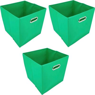 ADOB - Faltboxen - 31x31x31 cm - grün - Aufbewahrungsbox ADOB - Faltboxen - 31x31x31 cm - grün - Aufbewahrungsbox