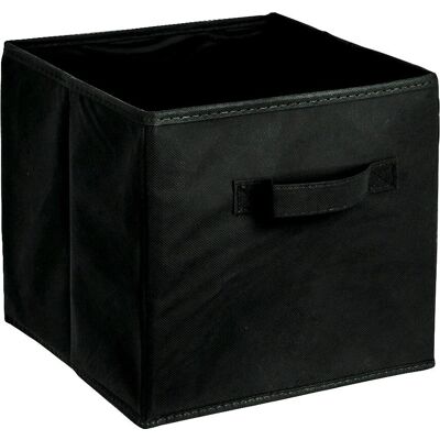 ADOB Faltbox Aufbewahrungsbox - Schwarz - 31cm x 31cm x 31cm ADOB Faltbox Aufbewahrungsbox - Schwarz - 31cm x 31cm x 31cm