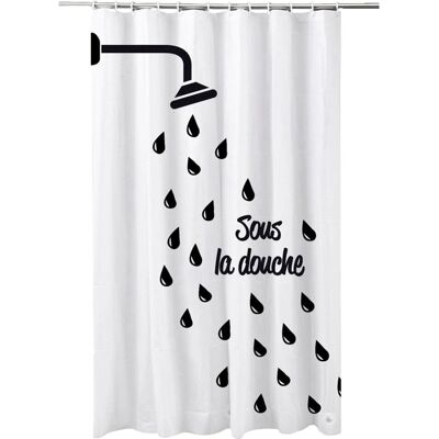 ADOB - Duschvorhang Schwarzweiß 180x200 - Weiß/Schwarz - Shower Curtain ADOB - Duschvorhang Schwarzweiß 180x200 - Weiß/Schwarz - Shower Curtain
