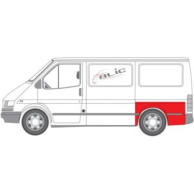 BLIC 6504-01-2515538P Achter Rechts Auto-onderdeel BLIC 6504-01-2515538P Achter Rechts Auto-onderdeel