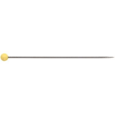 Prym 29153 alfinete de costura - Alfinete com cabeça de vidro, 60mm, Amarelo Prym 29153 alfinete de costura - Alfinete com cabeça de vidro, 60mm, Amarelo