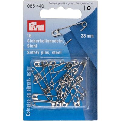 Prym Veiligheidsspelden, Zilver - Pack van 16 Prym Veiligheidsspelden, Zilver - Pack van 16
