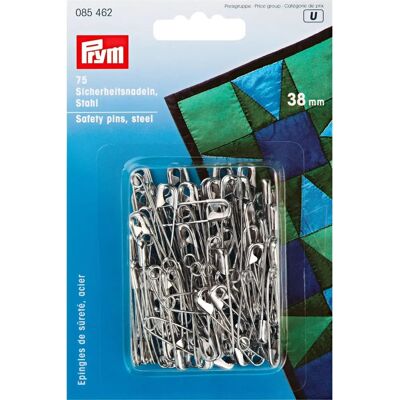 Prym Silver säkerhetsnålar - 75 stycken - Säkra nålar Prym Silver säkerhetsnålar - 75 stycken - Säkra nålar