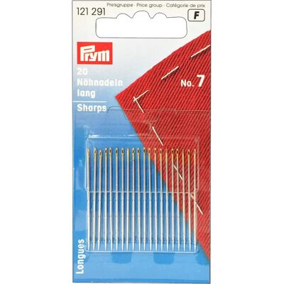 Prym Sharps Nålar - 20 Stycken Prym Sharps Nålar - 20 Stycken